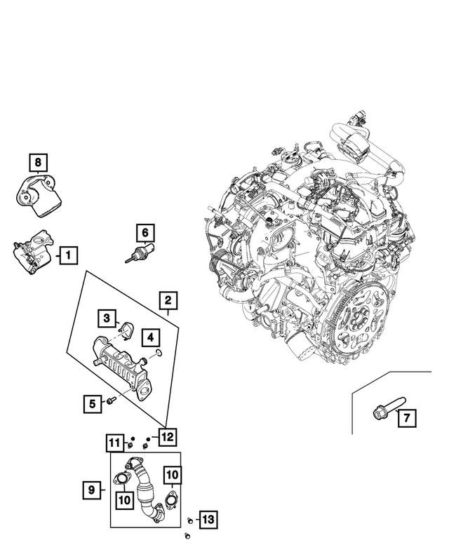 5281546AC - Emission Controls: Egr Cooler for Mopar Image