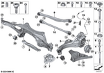 33306895394 - Rear Axle: Trailing Arm, Right for Mini: Countryman S ALL4, Countryman SE ALL4, JCW Countryman ALL4 Image image