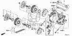 38829PDFE02 - Body/Air Conditioning: NUT (9MM) for Honda Image