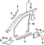 83244SF1000ZL - : Assist Strap Cap for Honda Image