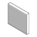 64115A4FF59 - HVAC: Filter for BMW Image