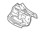 8W0803979P - Body: Floor Pan Heat Shield for Audi Image