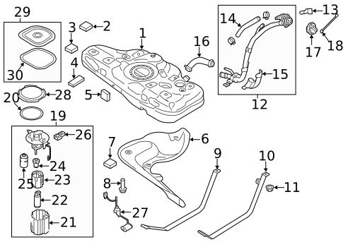 Senders for 2020 Hyundai Elantra #0