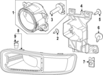 PC3Z15266A - Electrical: Mount Bracket for Ford Image