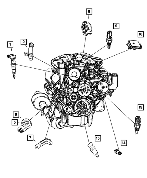 Sensors for 2007 Dodge Ram 1500 #1