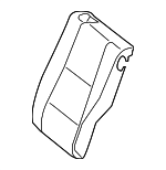 20592004047P93 - Body: Seat Back Cover for Mercedes-Benz Image