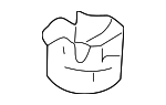 25632305 - Suspension: Lower Control Arm Castle Nut for GM Image
