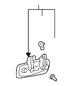69220AA010C0 - : 1997-2001 Toyota Camry - Handle, Outside for Toyota: Camry Image