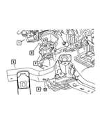 4578193AD - Engine Mounting: Engine Support Cushion, Left for Mopar Image