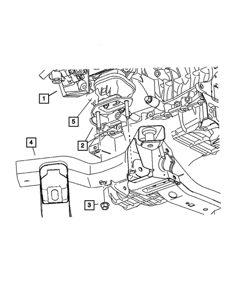 Engine Mounting for 2007 Dodge Charger #7