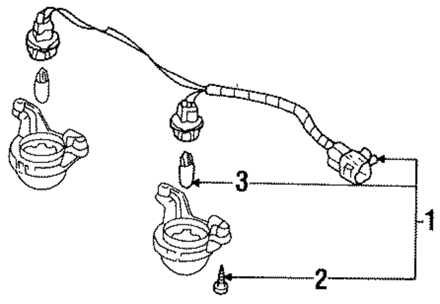 91173954 - Electrical: License Lamp for GM Image