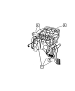 68128177AA - Fuel: Brake Pedal And Bracket for Mopar Image