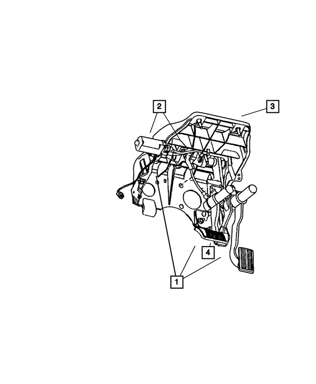 68065023AA - Fuel: Pedal Motor And Cable for Mopar Image