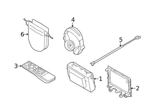 Entertainment System Components for 2017 Nissan Armada #0
