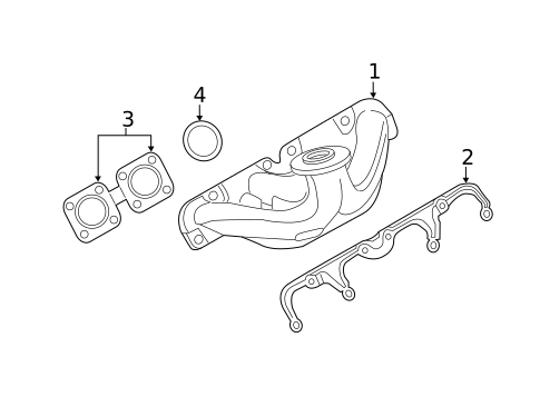 Exhaust Manifold for 2018 BMW 650i xDrive #0