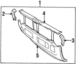 171805631 - : Support Panel Reinforcement for Volkswagen: Cabriolet Image