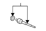 53010STXA01 - Steering: Inner Tie Rod for Acura Image