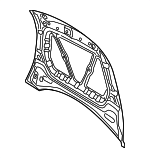 5C5823031A - Body: Hood for Volkswagen: Beetle Image