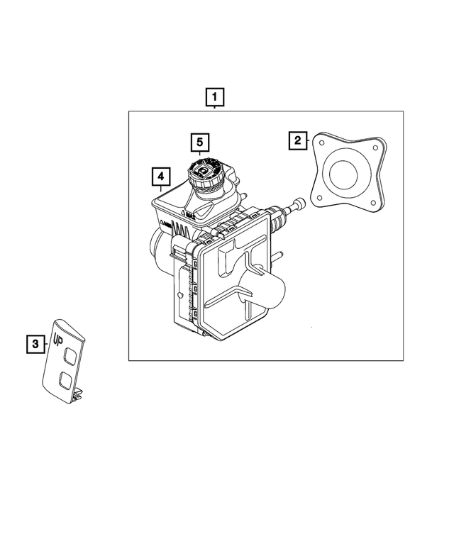 68719980AA - Electrical: Anti-lock Brake Control Unit for Mopar Image image