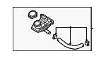 58511NI000 - Body: Reservoir Assembly for Hyundai Image