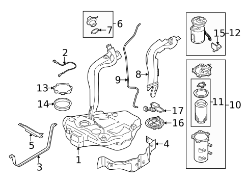 Fuel System Components for 2015 Volkswagen Jetta #0