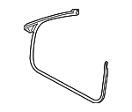 8H0831708C - Body: Surround Weather-strip for Audi: A4, A4 Quattro, RS4, S4 Image