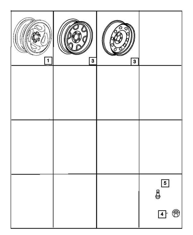 52855341AA - Wheels, Covers and Jacks: Aluminum Wheel for Mopar Image image