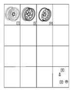 52855341AA - Wheels, Covers and Jacks: Aluminum Wheel for Mopar Image