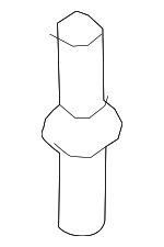 9851621100 - Body: Washer Hose Connector for Genesis: Electrified G80, Electrified GV70, G70, G80, G90, GV80 Coupe | Hyundai: Accent, Azera, Elantra, Elantra GT, Genesis Coupe, Kona, Kona Electric, Santa Cruz, Santa Fe, Santa Fe Sport, Santa Fe XL, Tiburon, Tucson, Veloster, Veloster N Image