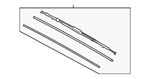 98350G2000 - : Wiper Blade for Hyundai Image