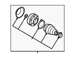 1K0498103NX - Suspension: Inner Joint Assembly for Audi Image