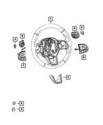 6EU82LXHAA - Steering: Steering Wheel for Mopar Image