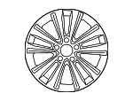 46540126007X43 - Suspension: Wheel, Alloy for Mercedes-Benz Image