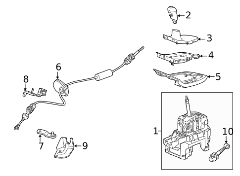 Center Console for 2010 Saab 9-5 #1