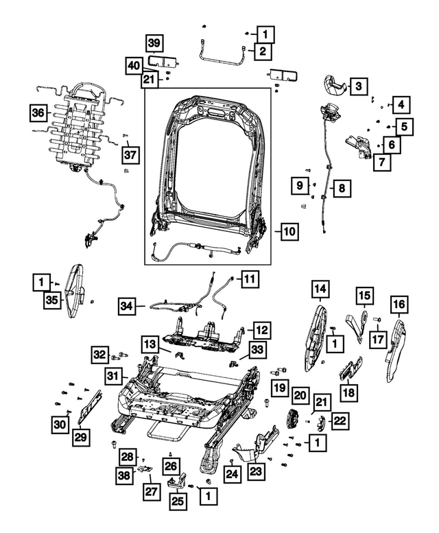 5072741AA - Interior Trim: Trim Screw for Mopar Image