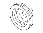 NL3Z6312C - Engine: Crankshaft Pulley for Ford: Edge, F-150, Fusion | Lincoln: Continental, MKX, MKZ, Nautilus Image