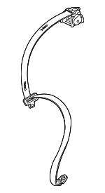 7000B198 - Electrical: Center Seat Belt for Mitsubishi: Outlander Image