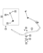 68160331AA - Rear Suspension: Rear Suspension Stabilizer Bar for Mopar Image