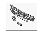 31333834 - Body: Grille Assembly for Volvo: S60, V60 Image