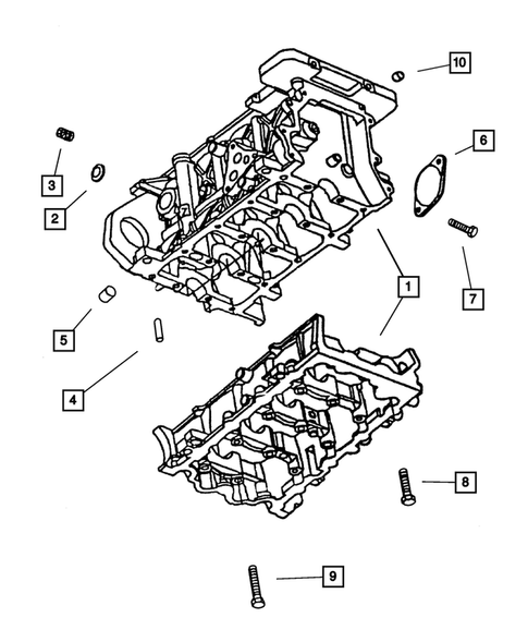 Cylinder Block for 2002 Dodge Neon #0