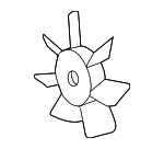 1636146080 - Cooling System: Fan Blade for Lexus: GS300, GS400, GS430, IS300 Image