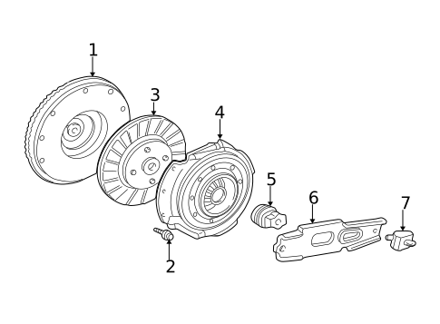 Clutch & Flywheel for 2005 Ford F-250 Super Duty #0