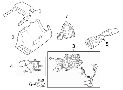 Switches, Solenoids & Actuators for 2019 Toyota Avalon #0