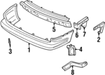 4797590 - Body: Bumper Cover for Chrysler: Town &amp; Country | Dodge: Grand Caravan Image