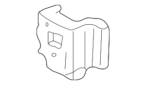 F87Z1060292AA - Body: Seat Belt Reinforcement for Ford Image