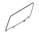 823001JA0B - Body: Door Glass for Nissan: Quest Image