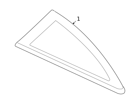 Glass & Hardware for 2008 Saturn Astra #0