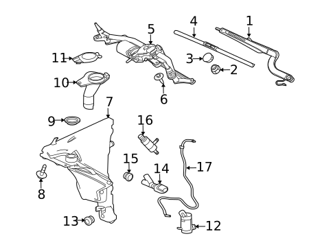 Wipers for 2013 Jaguar XFR #1