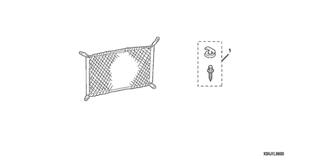 Cargo Net for 2008 Honda Odyssey #0
