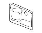 1GY65DX9AD - : Release Handle Bezel Left for Ram: 1500 Image